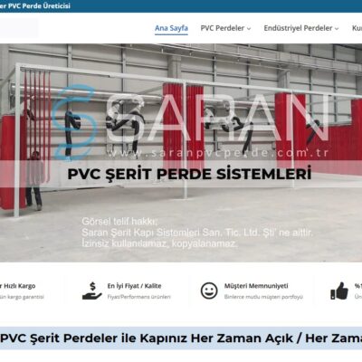 Farklı Renk ve Desen Seçenekleriyle PVC Şerit Perde